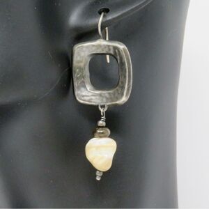 Silpada Sterling silver 925 earrings with dangling rock